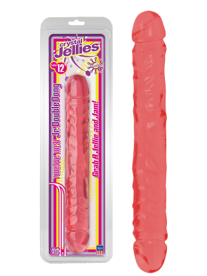 Crystal Jellies Jr. Double Dong - pink