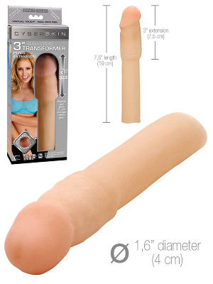 CyberSkin 3 inch Transformer Penis Vergrerer