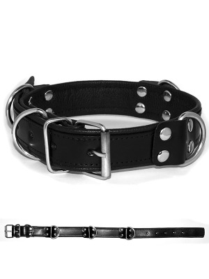 Deluxe Bondage Halsband - Schwarz