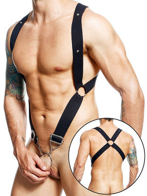 DNGEON Crossback Harness - Schwarz