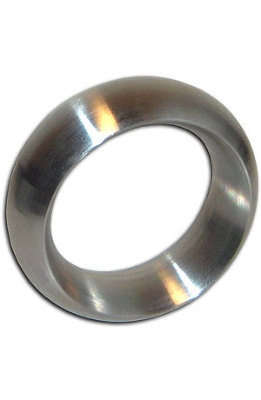 Edelstahl Donut Cockring - Breite 15 mm