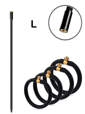 Electric Cock Rings + Dilator L fr Electric Shocker