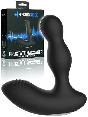 Electroshock - E-Stim Vibrating Prostate Massager - Schwarz