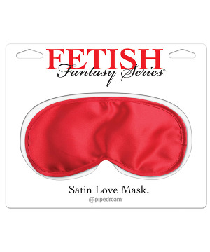 Fetish Fantasy - Satin Love Mask Red