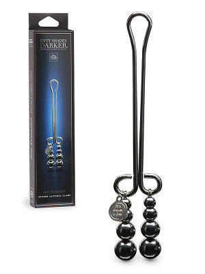 Fifty Shades Darker - Just Sensation Beaded Clitoral Clamp