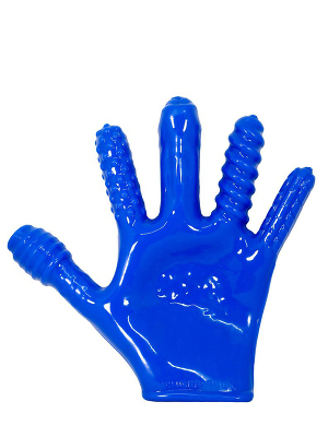 Finger Fucker Handschuh - Blau