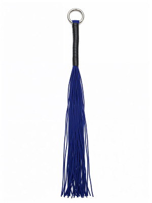 Gummipeitsche mit 24 Str�ngen - Blau