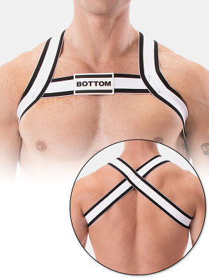 Harness Bottom - Weiss/Schwarz