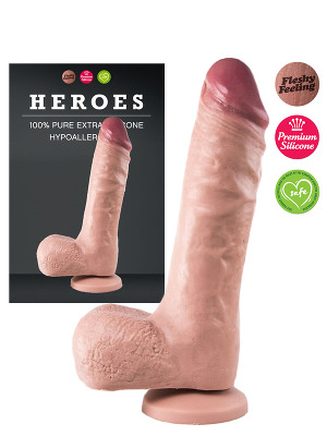 Heroes - Realistischer Dildo 8 Inch - natur