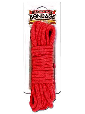 Japanese Style Bondage Rope - Rot