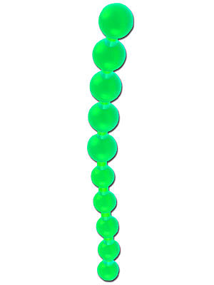 Jumbo Jelly Thai Beads - Grn