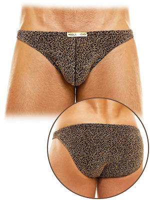 King Cheetah Low Cut Brief - Rose Gold