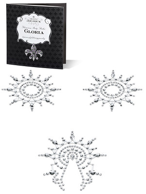 Krperaufkleber Set Gloria White Crystal