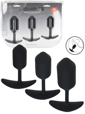 Levelz - Weighted Anal Plug Training Kit