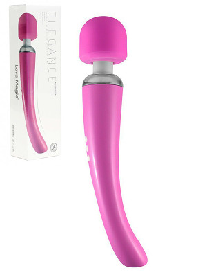 Love Magic - Elegance Aufladbarer Wand Massager - Rosa