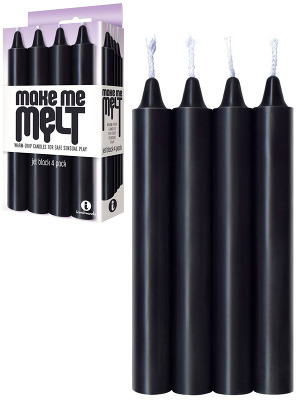 Make Me Melt - Warm Drip Candles - Schwarz