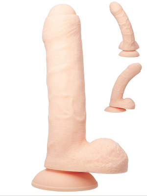 Memory Silicone Uncut Dildo - Medium