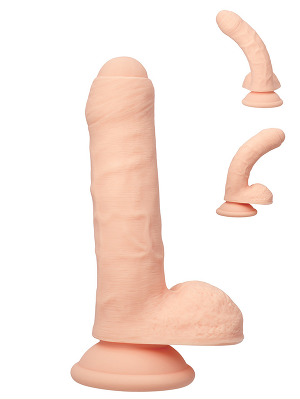 Memory Silicone Uncut Dildo - Small