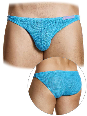 Micro Knit Low Cut Brief - Blau