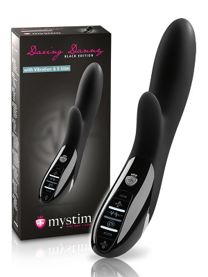 Mystim Daring Danny E-Stim Vibe - Black Edition