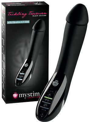 Mystim Tickling Truman E-Stim Vibe - Black Edition