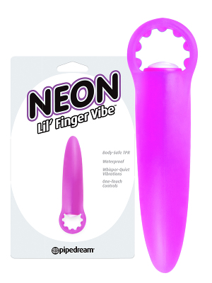 Neon Finger Vibrator Purple