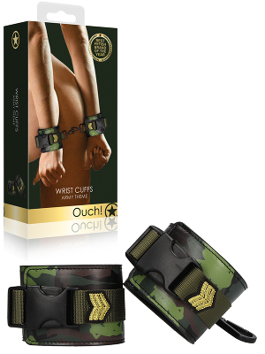 OUCH! Wrist Cuffs Army Theme