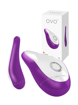 OVO T2 Auflegevibrator - Weiss/Violett