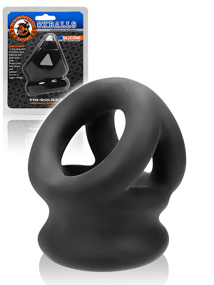 Oxballs Tri-Squeeze Ballstretching Sling - Schwarz