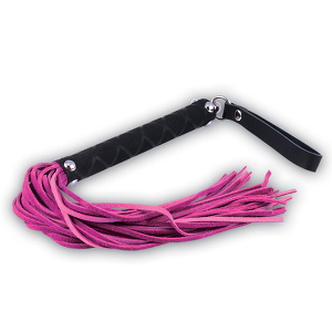 Peitsche Pink Leder 35 cm