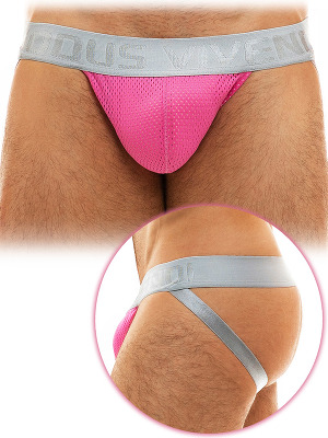 Pop Melange Jockstrap - Fuchsia