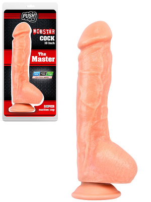 Push Monster Cock - The Master 10 inch Flesh