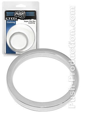 Push Steel - Super Flat Boy Cockring - 50mm Special Size