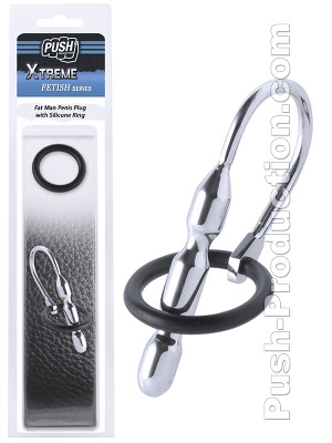 Push Xtreme Fetish - Fat Man Penis Plug with Silicone Ring