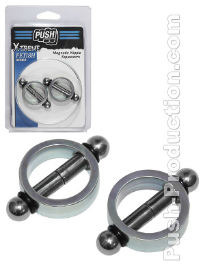 Push Xtreme Fetish - Magnetic Nipple Squeezers