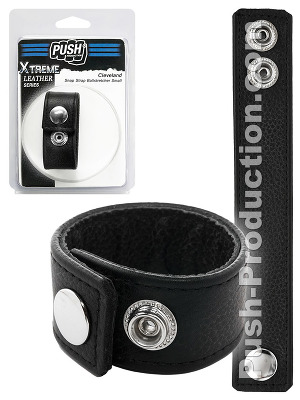 Push Xtreme Leather - Cleveland Snap Strap Ballstretcher Small