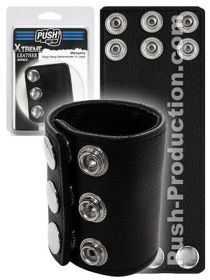 Push Xtreme Leather - Memphis Snap Strap Ballstretcher X-Large