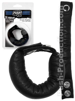 Push Xtreme Leather - Nevada Weighted Cock & Ball Strap