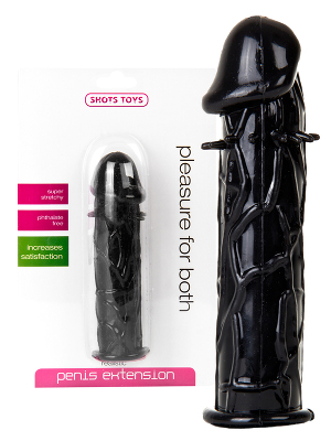 Realistic Penis Extension Black