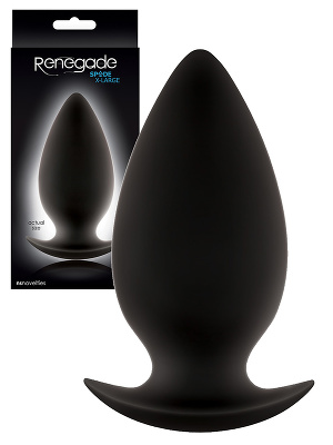 Renegade - Spade Silicone Anal Plug - XL