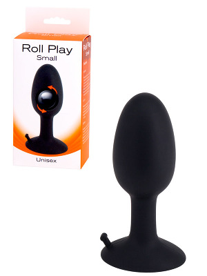 Roll Play Anal Plug Schwarz - Small