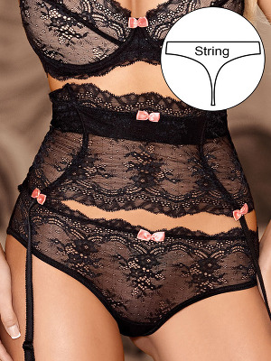 Roza - String Ambre Schwarz