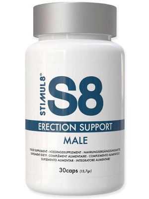 S8 Male Erection Support - 30 Kapseln - MHD 04/26