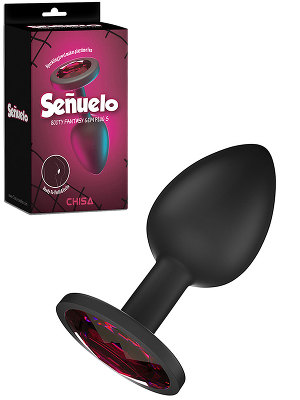 Senuelo Red Crystal Anal Plug Small