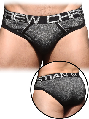 Sparkle Shock Jock Brief - Schwarz