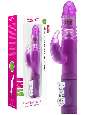 Stoender Vibrator Thrusting Rabbit Purple