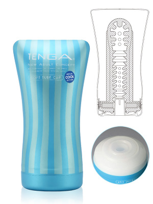 Tenga - Soft Tube Cup Masturbator - Cool Edition