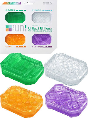 Tenga - Uni Variety Pack Textured Masturbators