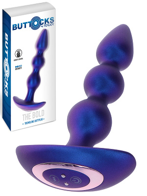 The Bold Beaded Vibrating Anal Plug