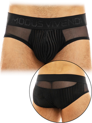 Tiffany's Velvet Brief - Schwarz